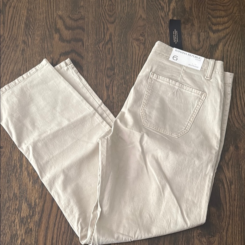 Banana Republic Light Beige Trousers